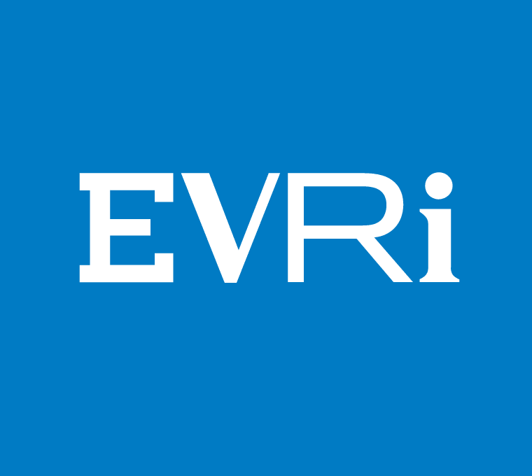 Evri UK logo — shipping label carrier option